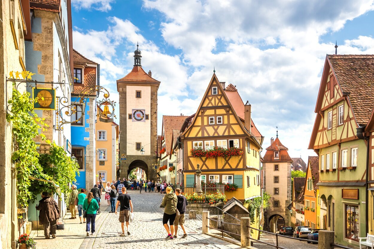 Rothenburg ob der Tauber es una ciudad medieval