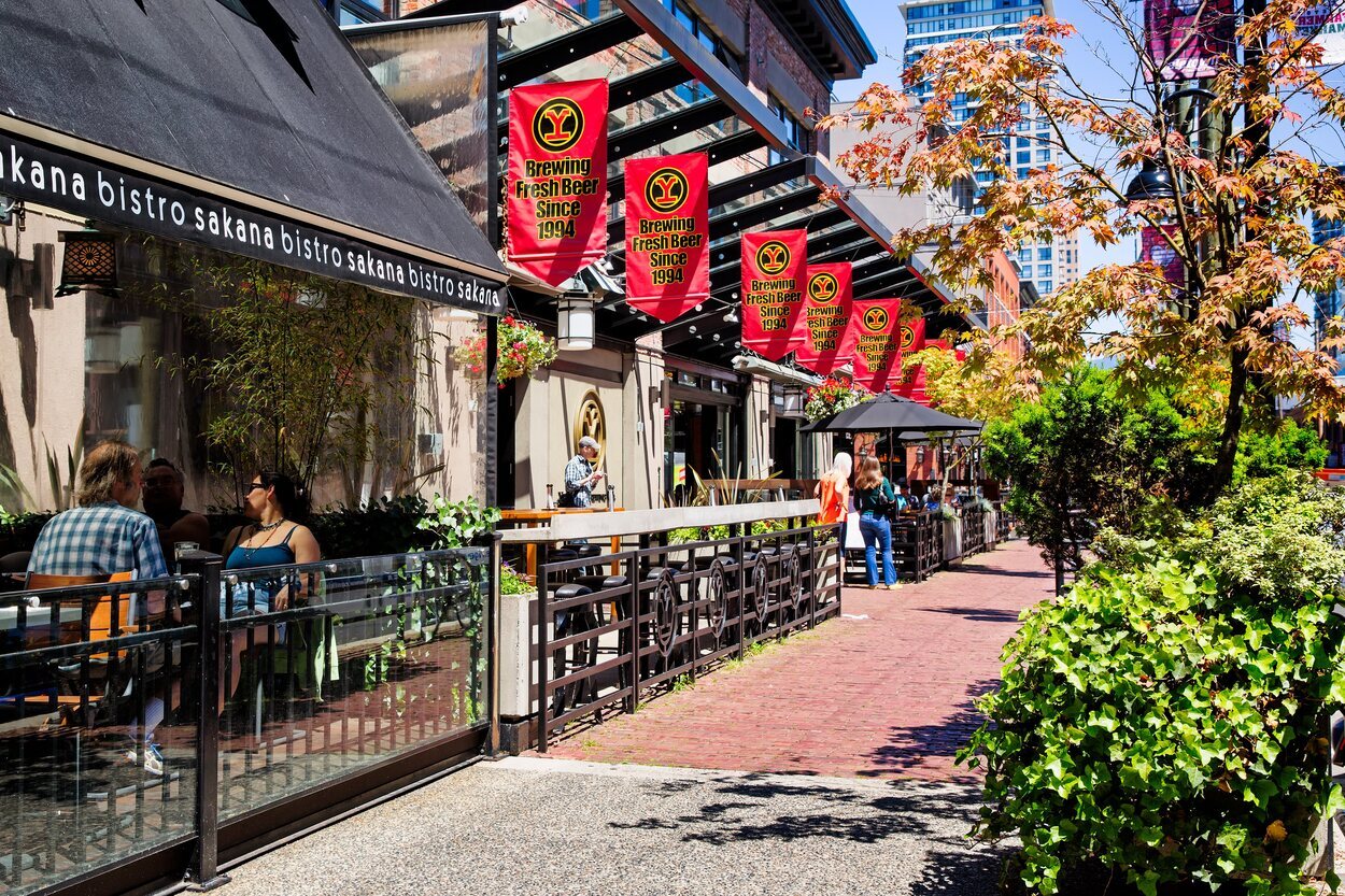 En el barrio de Yaletown se puede disfrutar de la gastronomía japonesa