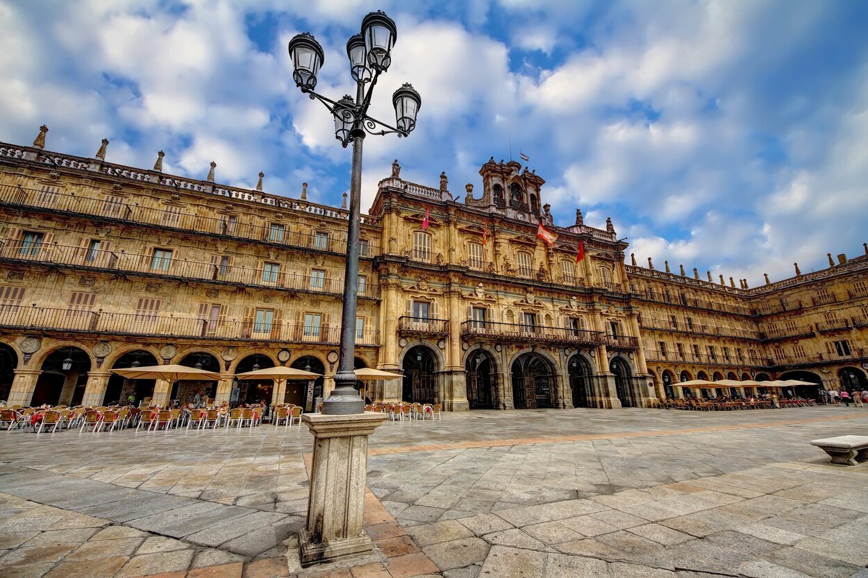 Panorámica de la Plaza Mayor de Salamanca