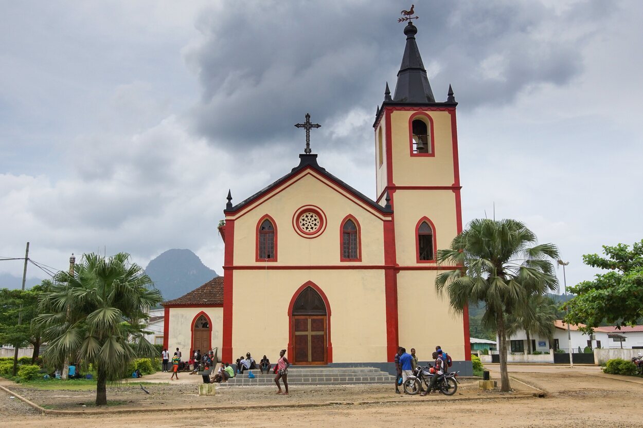 Iglesia de San Antonio en Santo Tomé y Príncipe 