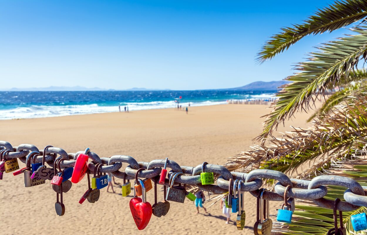 Playa del Puerto del Carmen en Lanzarote