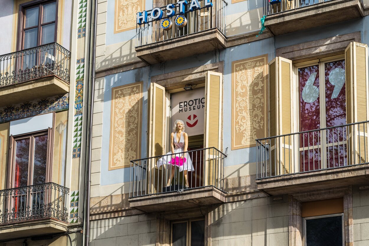 El Museo Erótico de Barcelona situado en La Rambla fue abierto en el año 1997