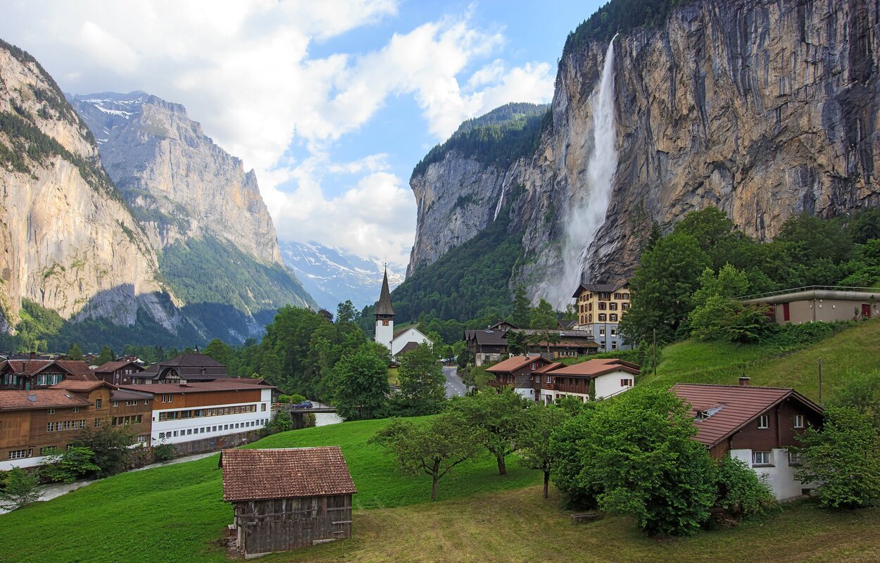 La belleza de Lauterbrunnen reside en su riqueza natural