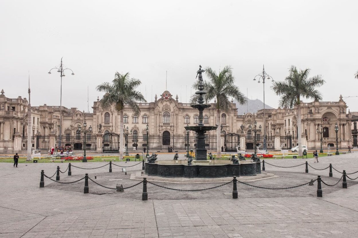 Plaza de Armas en Trujillo, Perú