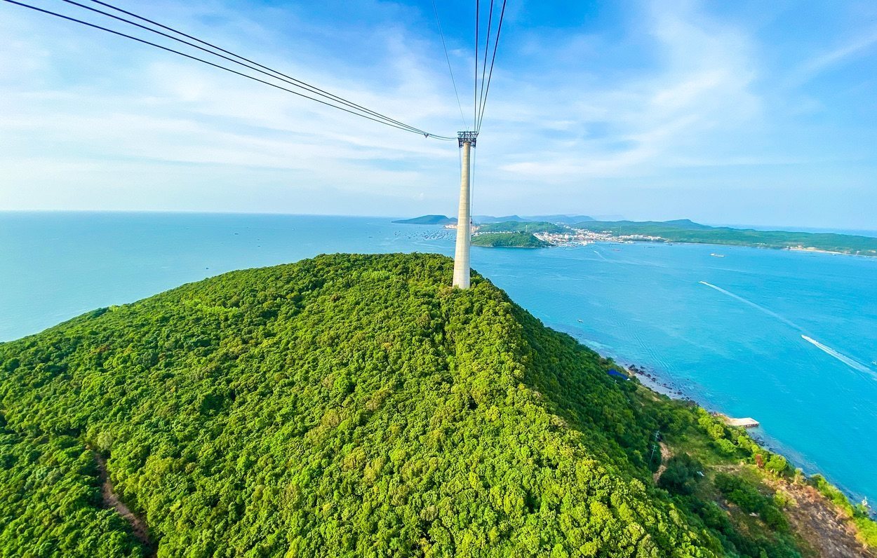 Las impresionantes vistas del archipiélago de An Thoi desde el teleférico de Phu Quoc