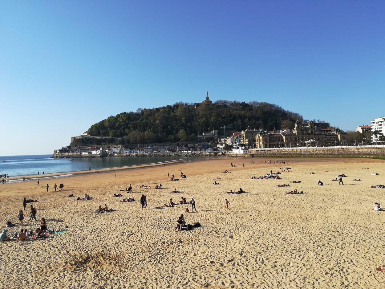 La Playa de la Concha de San Sebastián