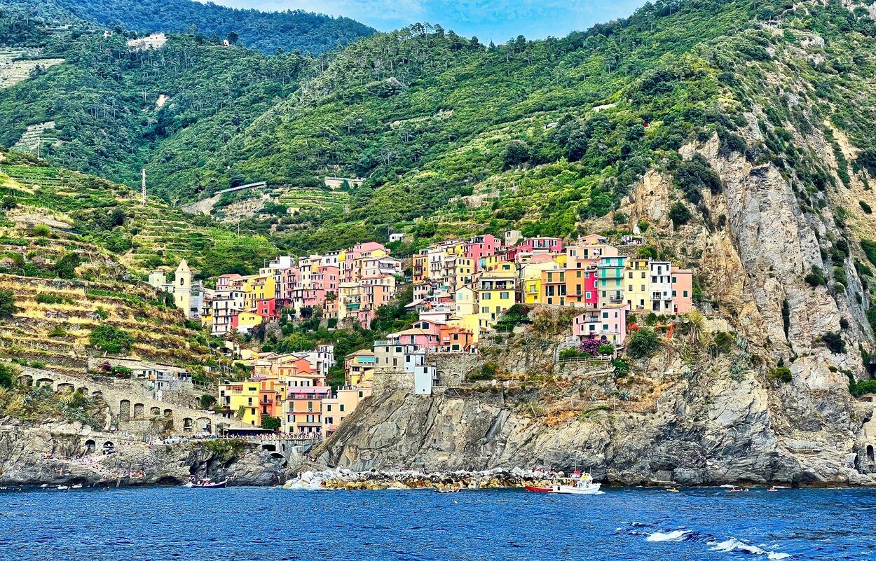 Manarola visto desde el mar