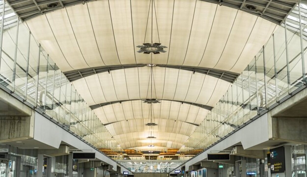 Vista del aeropuerto Suvarnabhumi