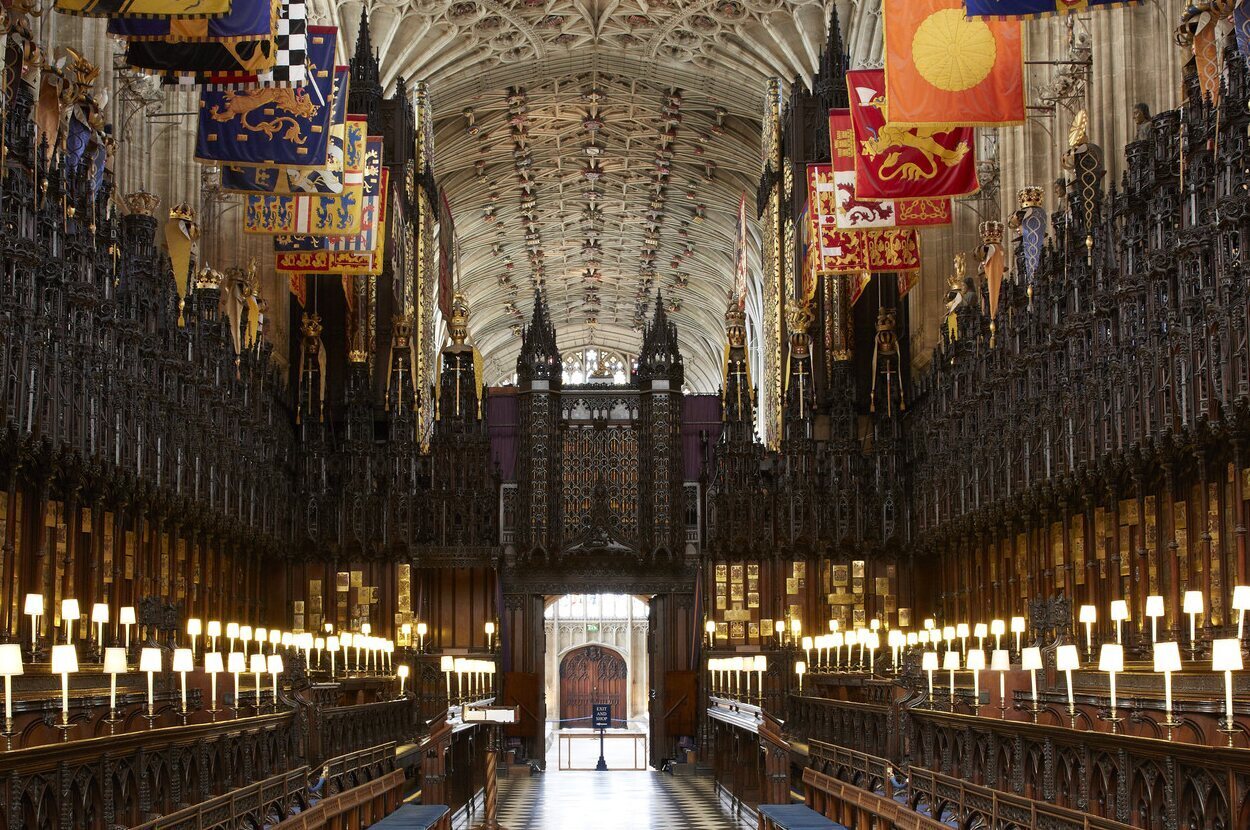 Las banderas de la Capilla de San Jorge son los emblemas de los caballeros de la Orden de la Jarretera | The Royal Family