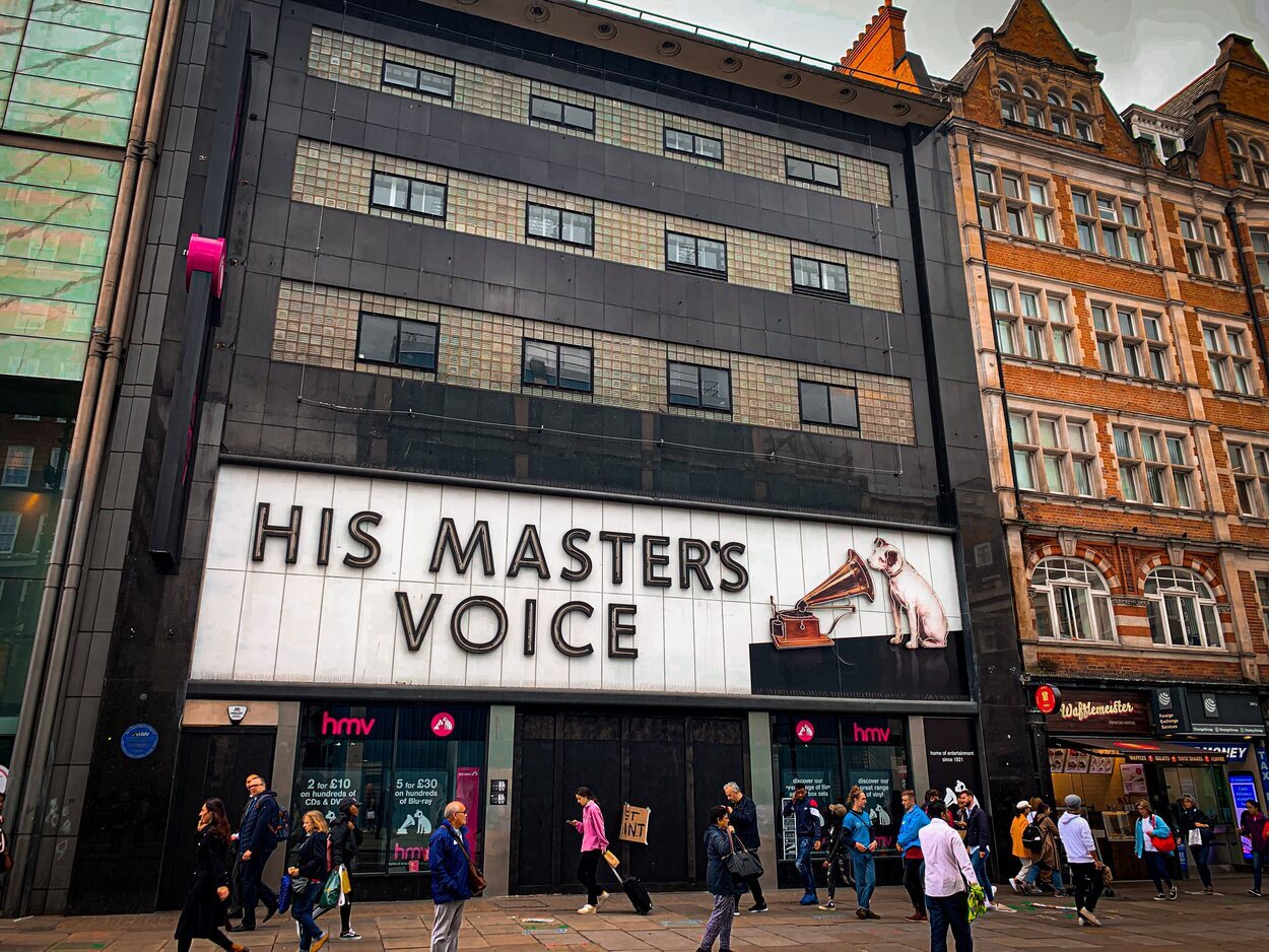 HMV desapareció de Oxford Street antes de la pandemia