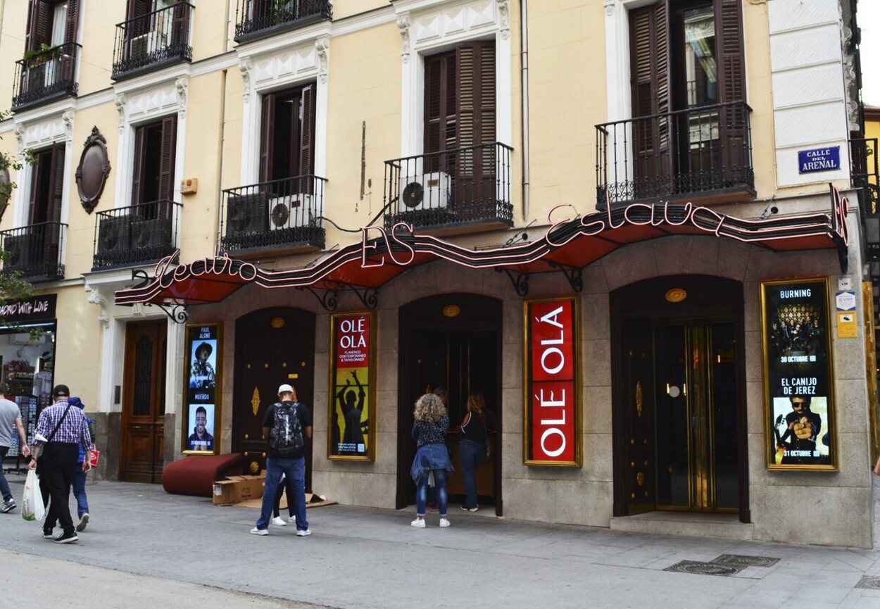 El Teatro Eslava en la Calle Arenal en Madrid