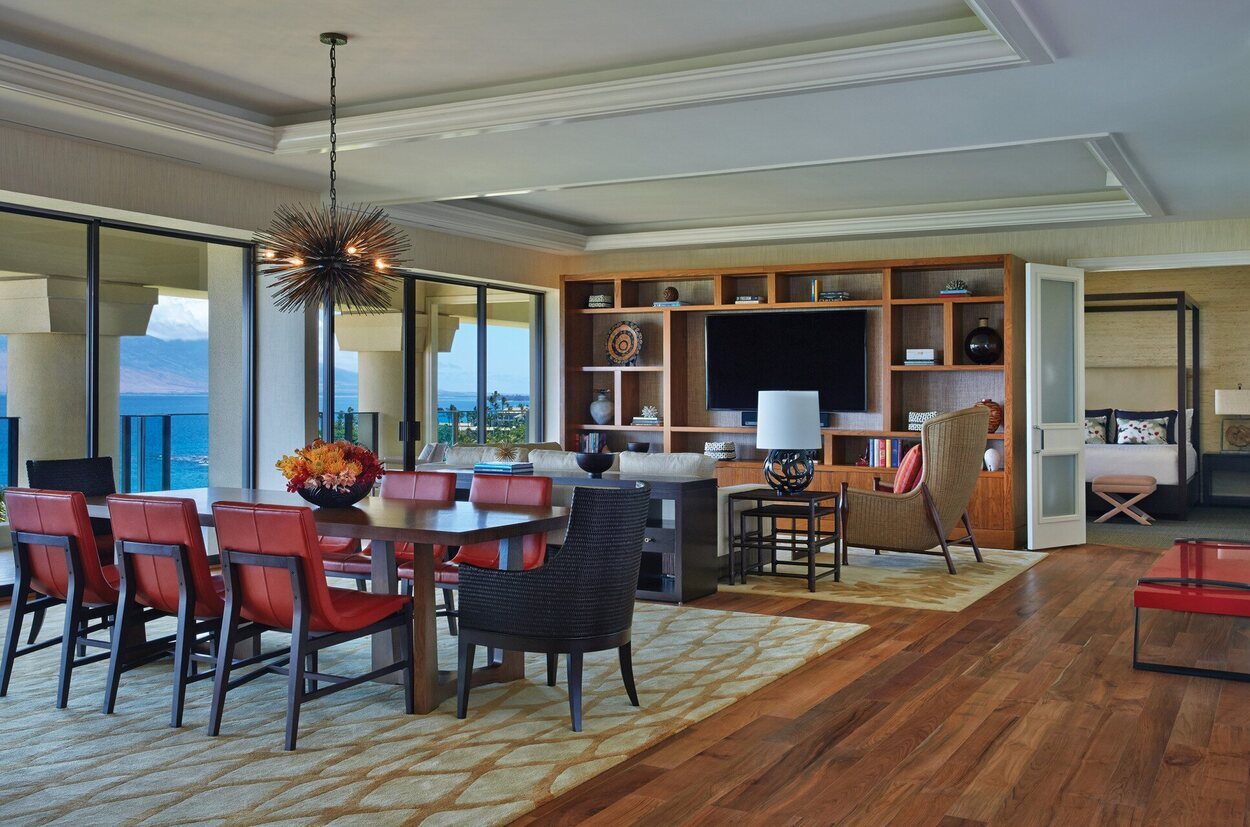 Suite del hotel Four Seasons Maui de 'The White Lotus'