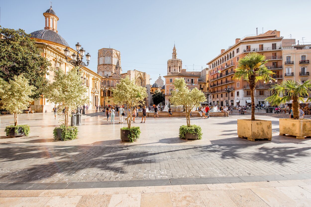 La Plaza d la Virgen de Valencia