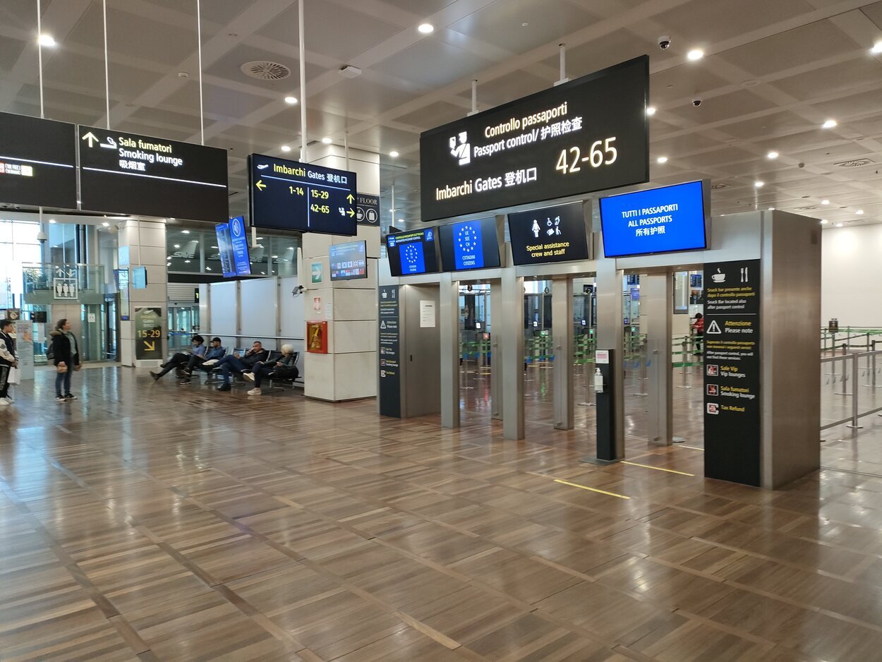 Imagen del aeropuerto de Marco Polo en Venecia | Foto: Guillermo Álvarez