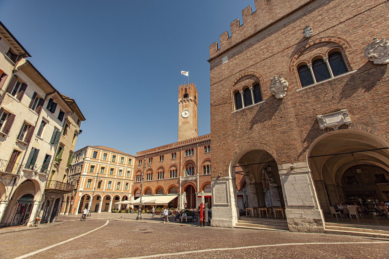 Vista del aeropuerto de Venecia-Treviso