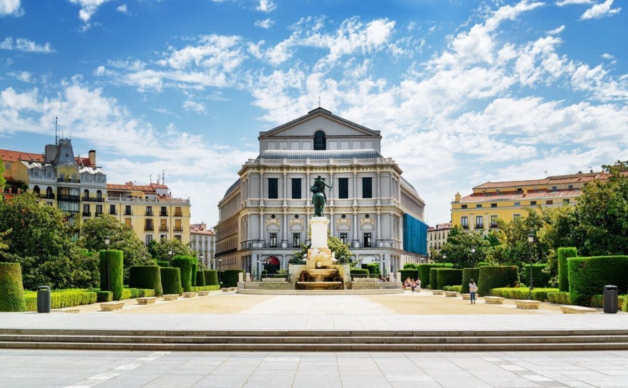 Vista del Teatro Real de Madrid