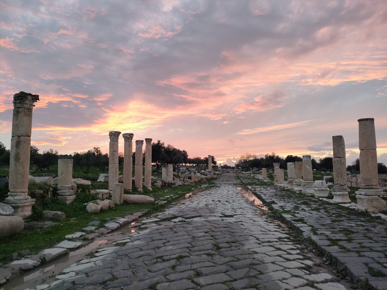 Puesta de sol en Gadara