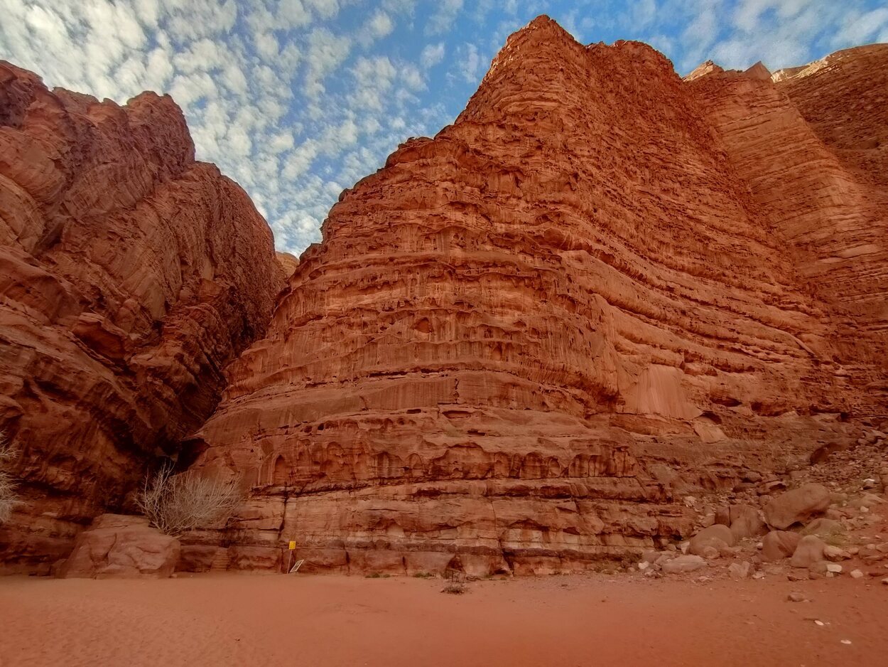 Jebel Khazali en Wadi Rum