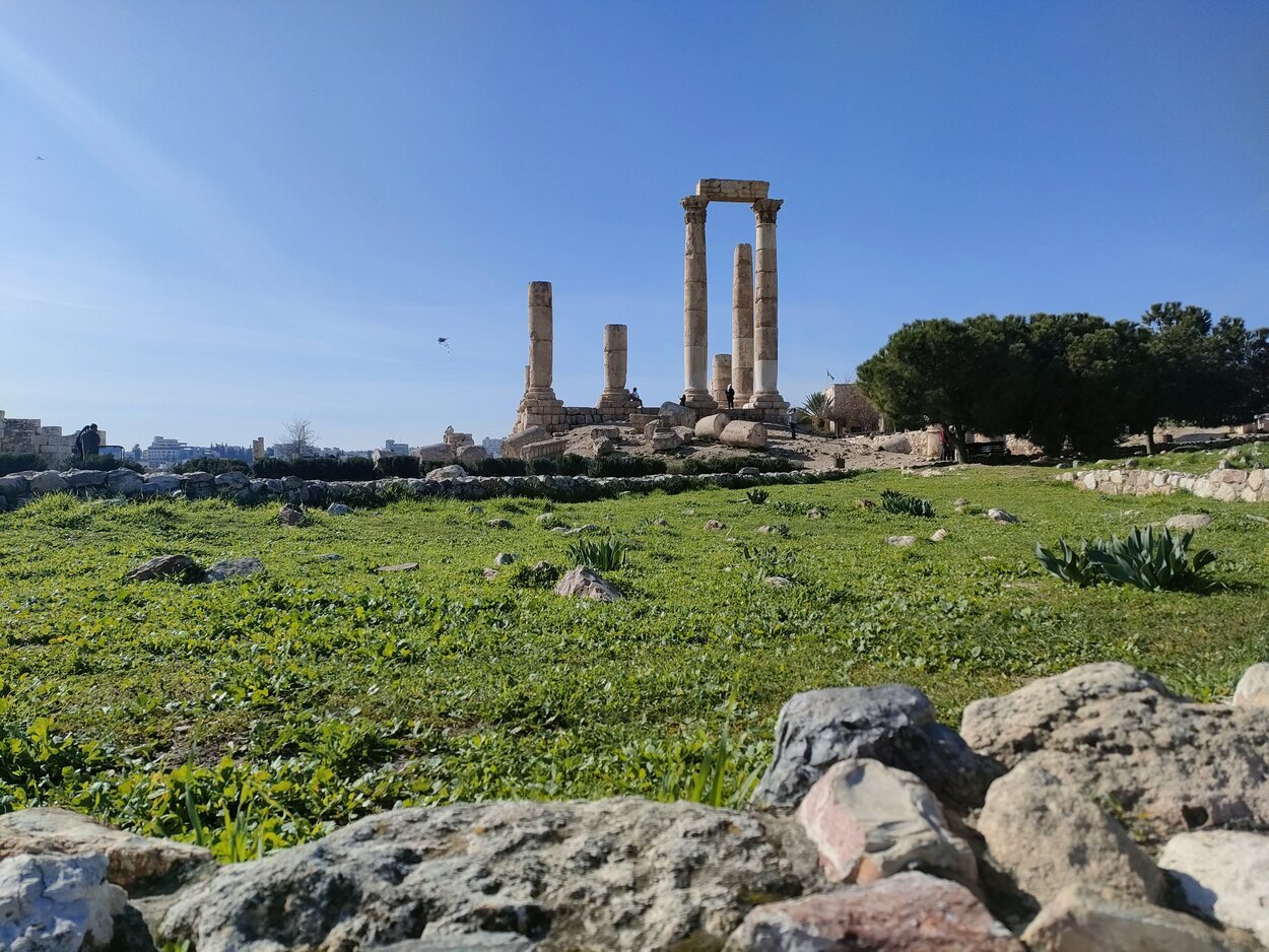 Templo de Hércules en la Ciudadela de Amman