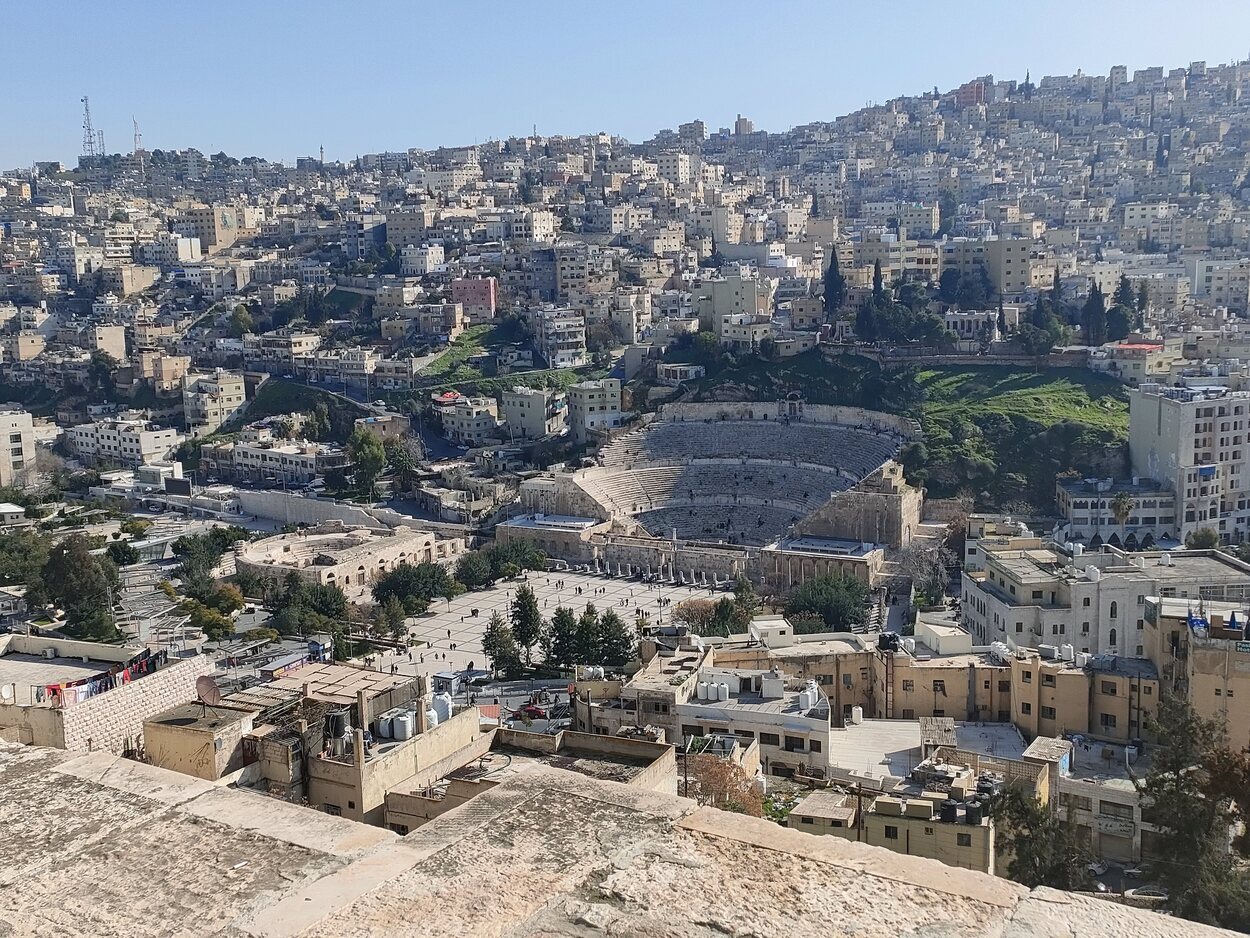 El Teatro Romano de Ammán es un ejemplo del excelente estado de conservación de los monumentos en Jordania