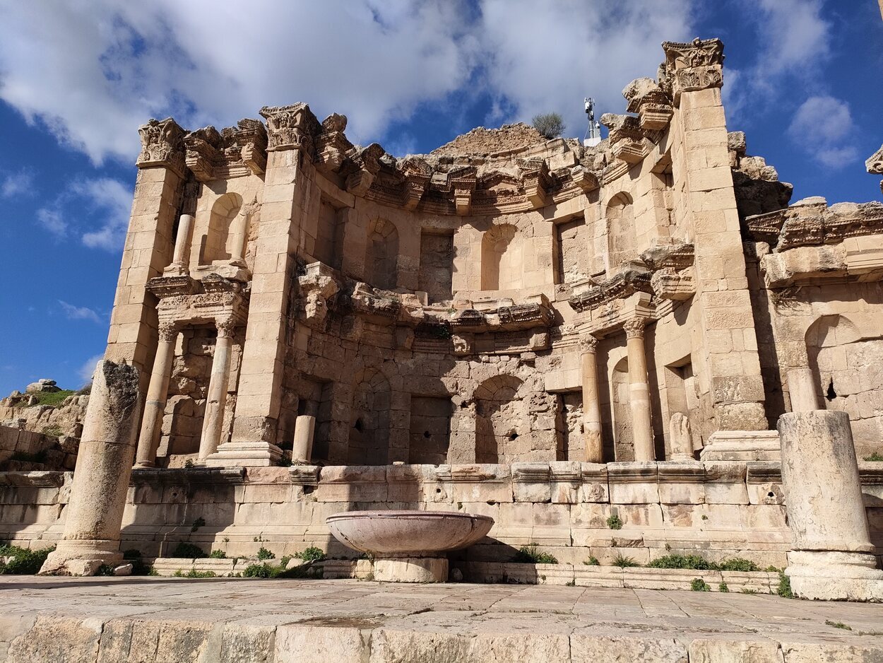 Restos del Ninfeo de Jerash