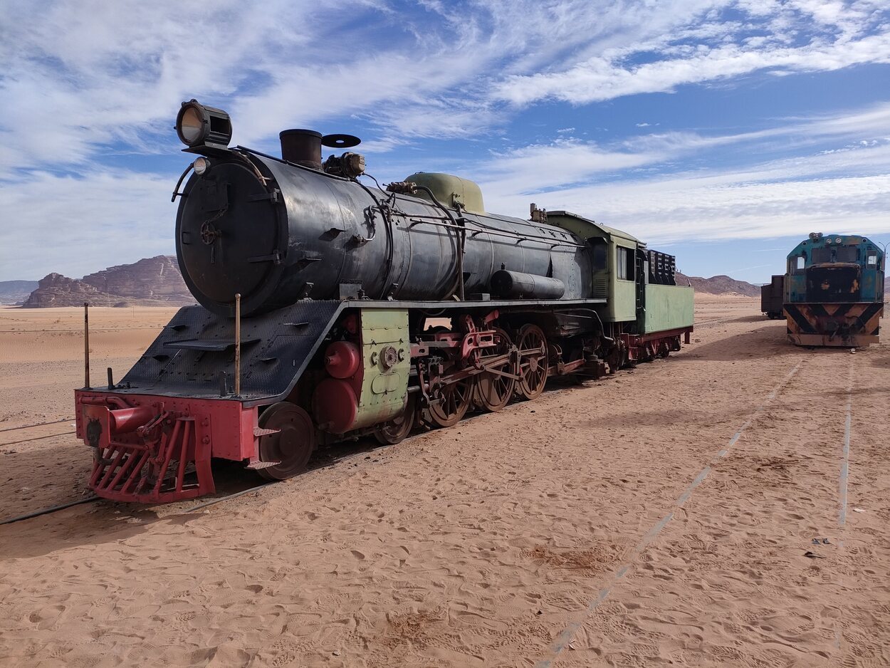 El tren otomano en Wadi Rum