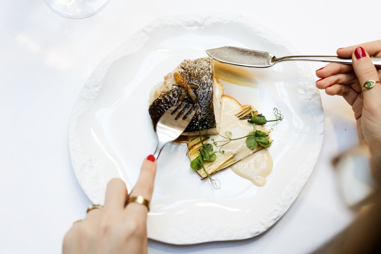 Lubina a baja temperatura