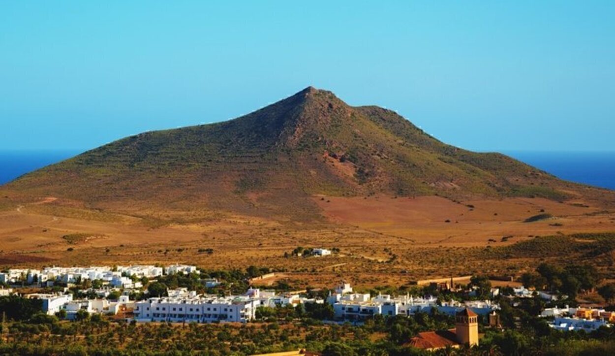 El Parque Natural Gata-Níjar cerca de Agua Amarga