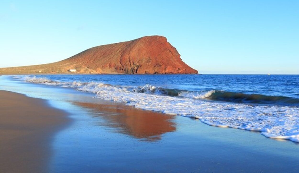 Playa de la Tejita en la isla de Tenerife