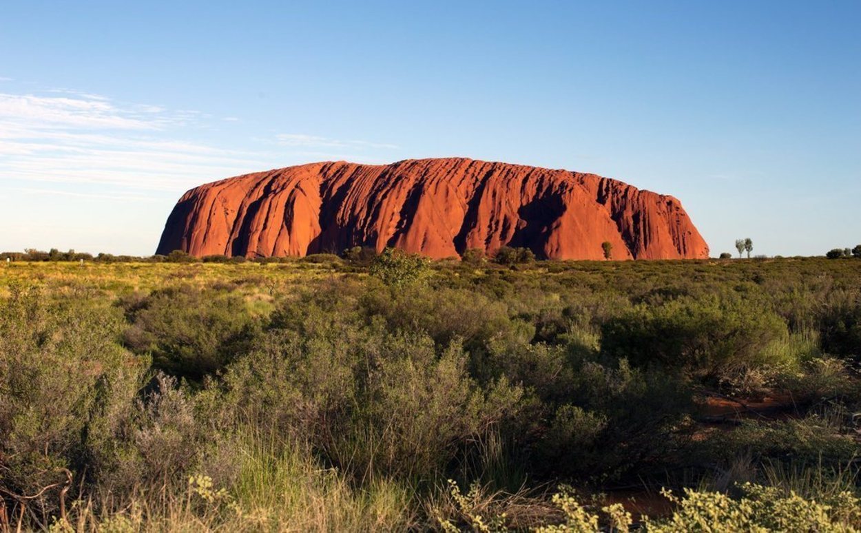 Uluru se encuentra en el Parque Nacional Uluru-Kata Tjuta