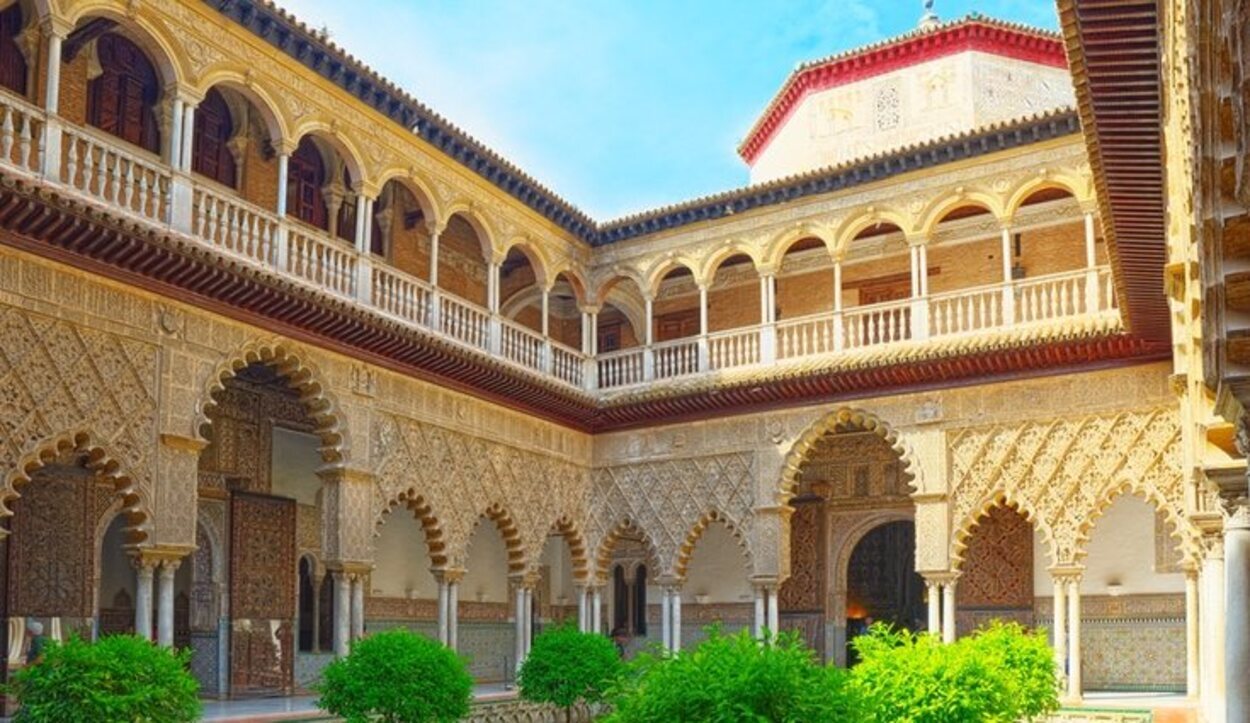 El interior del Real Alcázar de Sevilla