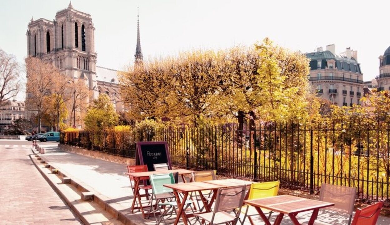 El Barrio latino está muy pegado a la Catedral de Notre Dame