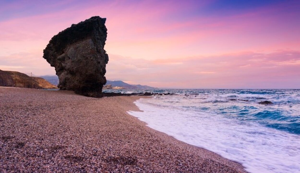 Playa de los Muertos, en Carboneras, Almería