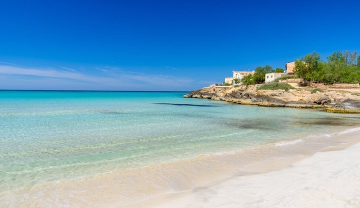 Playa de Es Trenc, en Campos, Mallorca