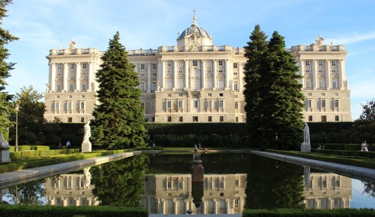 La visita de los Jardines de Sabatini es gratuita