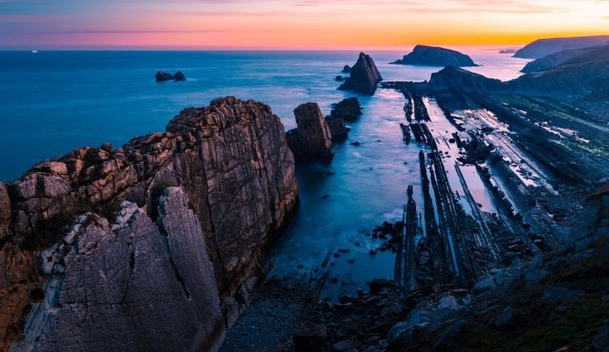 Playa de Arnia en Liencres, Cantabria