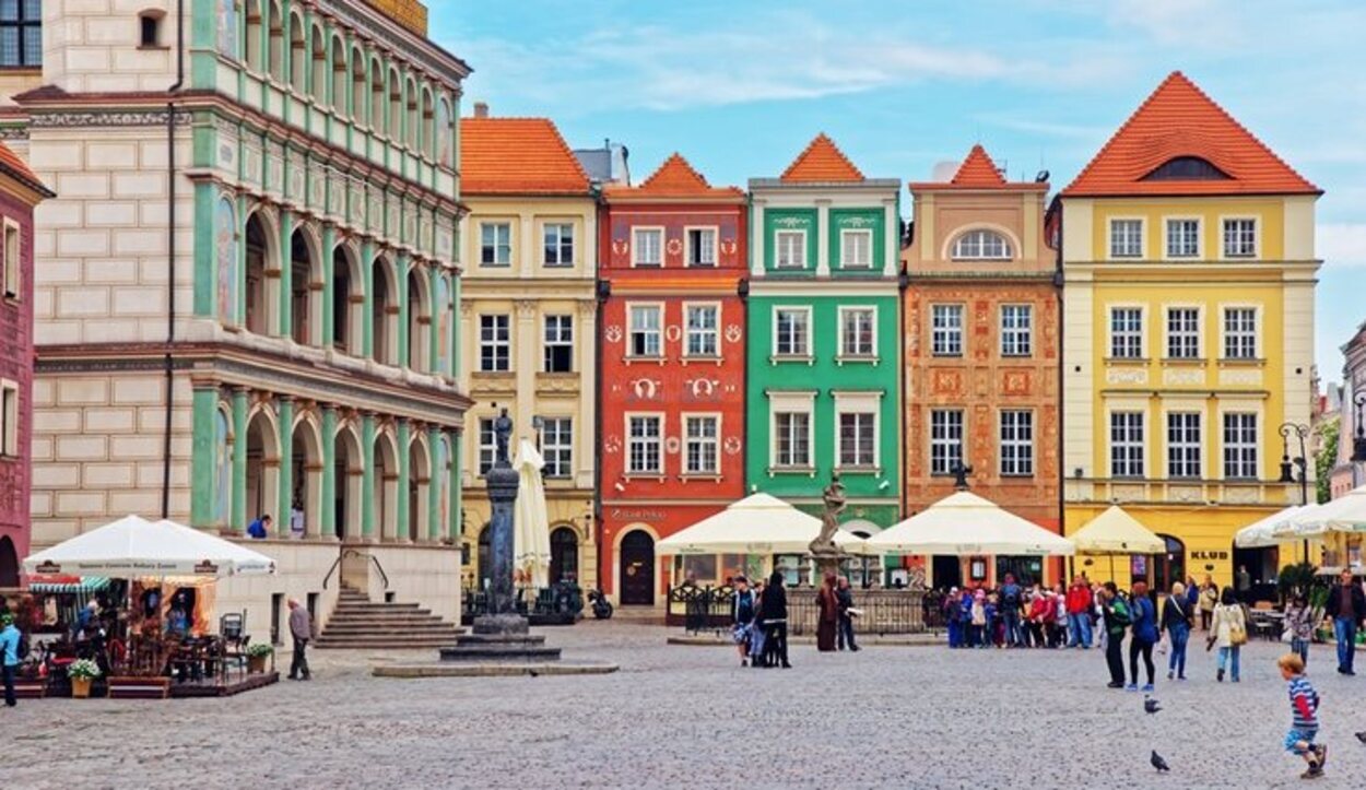 La Plaza del Mercado de Poznan es el corazón de la ciudad