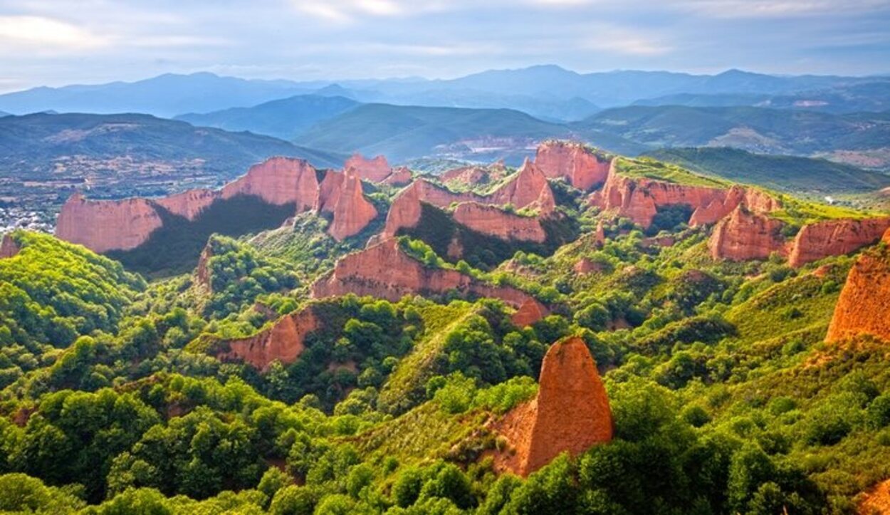 Las Médulas fueron declaradas Patrimonio de la Humanidad por la UNESCO en 1997