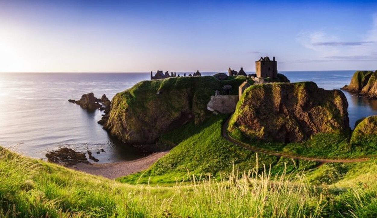 El Dunnottar Castle en Escocia