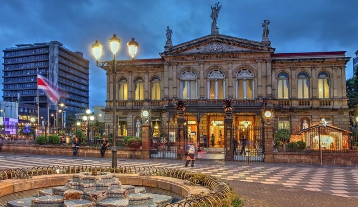 El Teatro Nacional de Costa Rica en San José