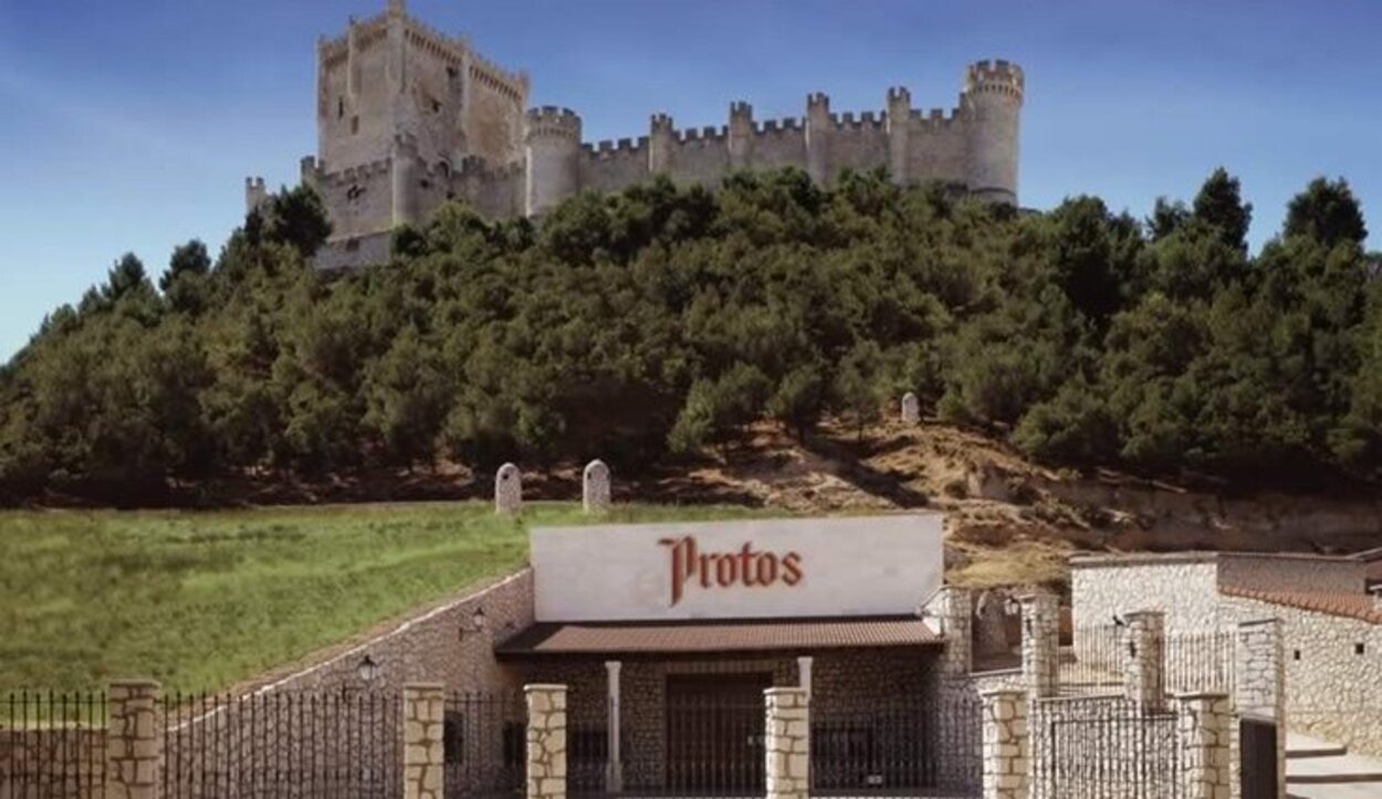 Esta bodega se encuentra a los pies del Castillo de Peñafiel