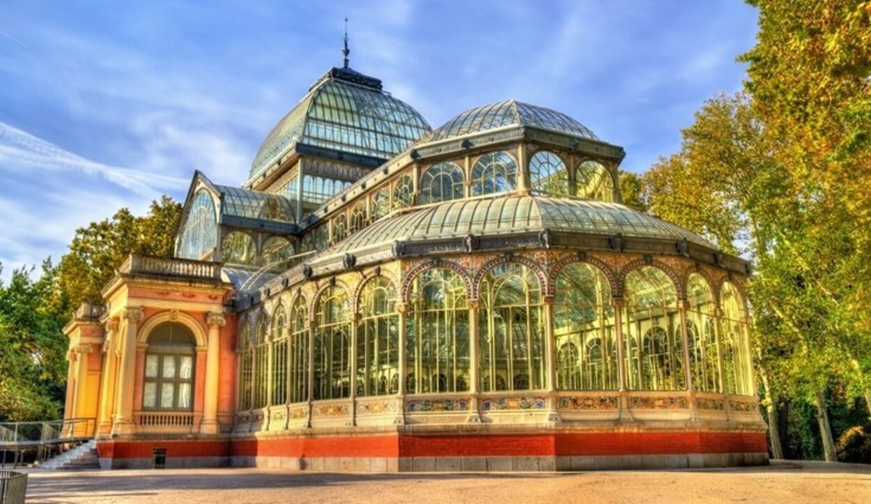 El Palacio de Cristal es uno de los edificios más bonitosc