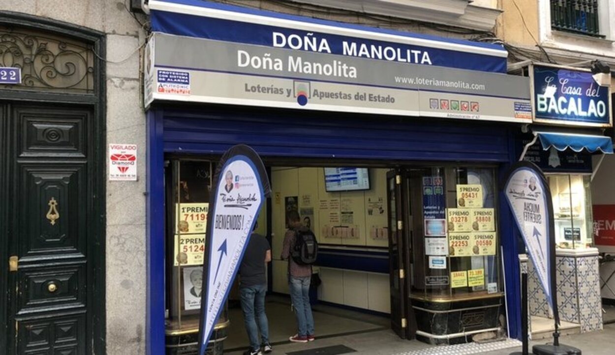 La larga cola de Doña Manolita es una tradición