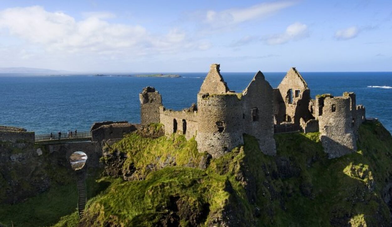 El Castillo de Dunluce fecha de 1608