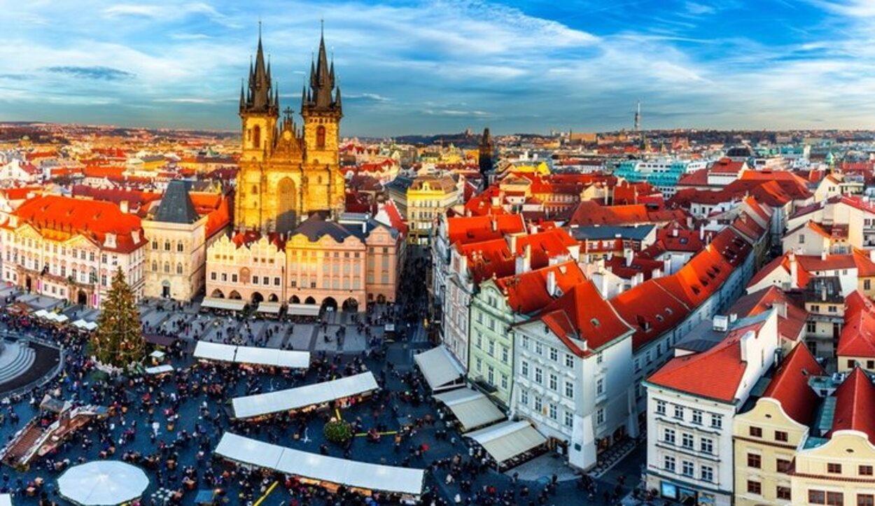 La ciudad de Praga en República Checa