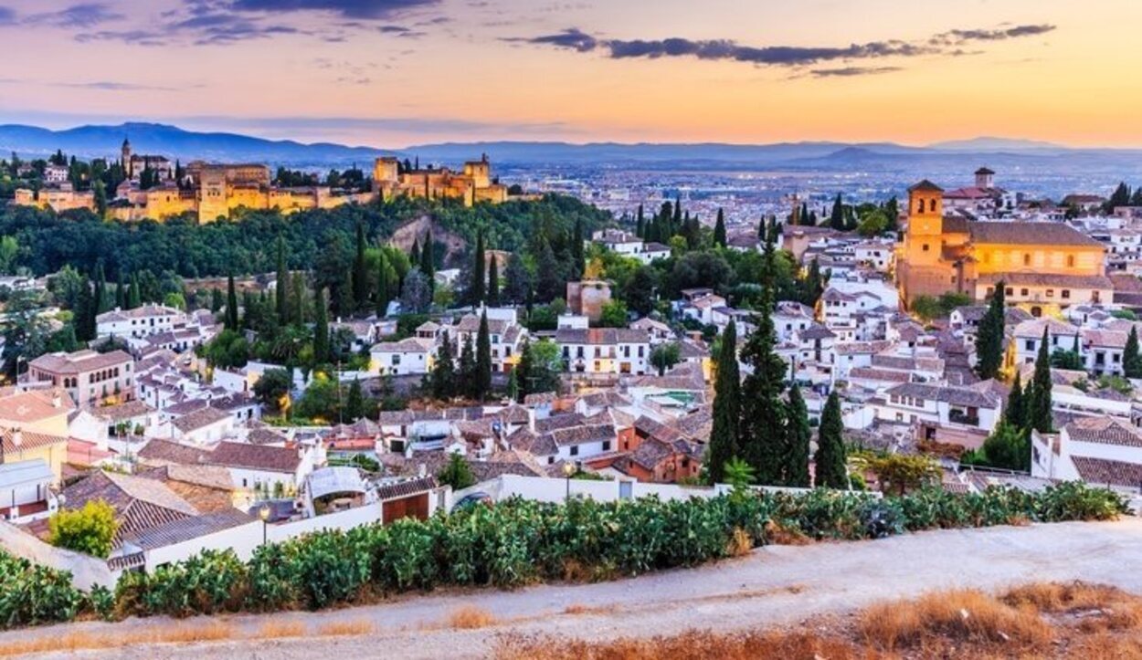 Vista aéra de Granada