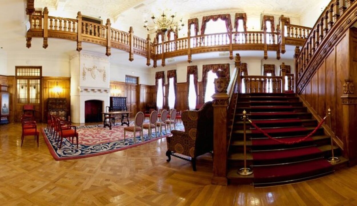 El interior de Palacio de La Magdalena