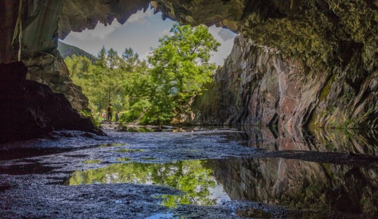 Rydal Cave es un regalo para la vista