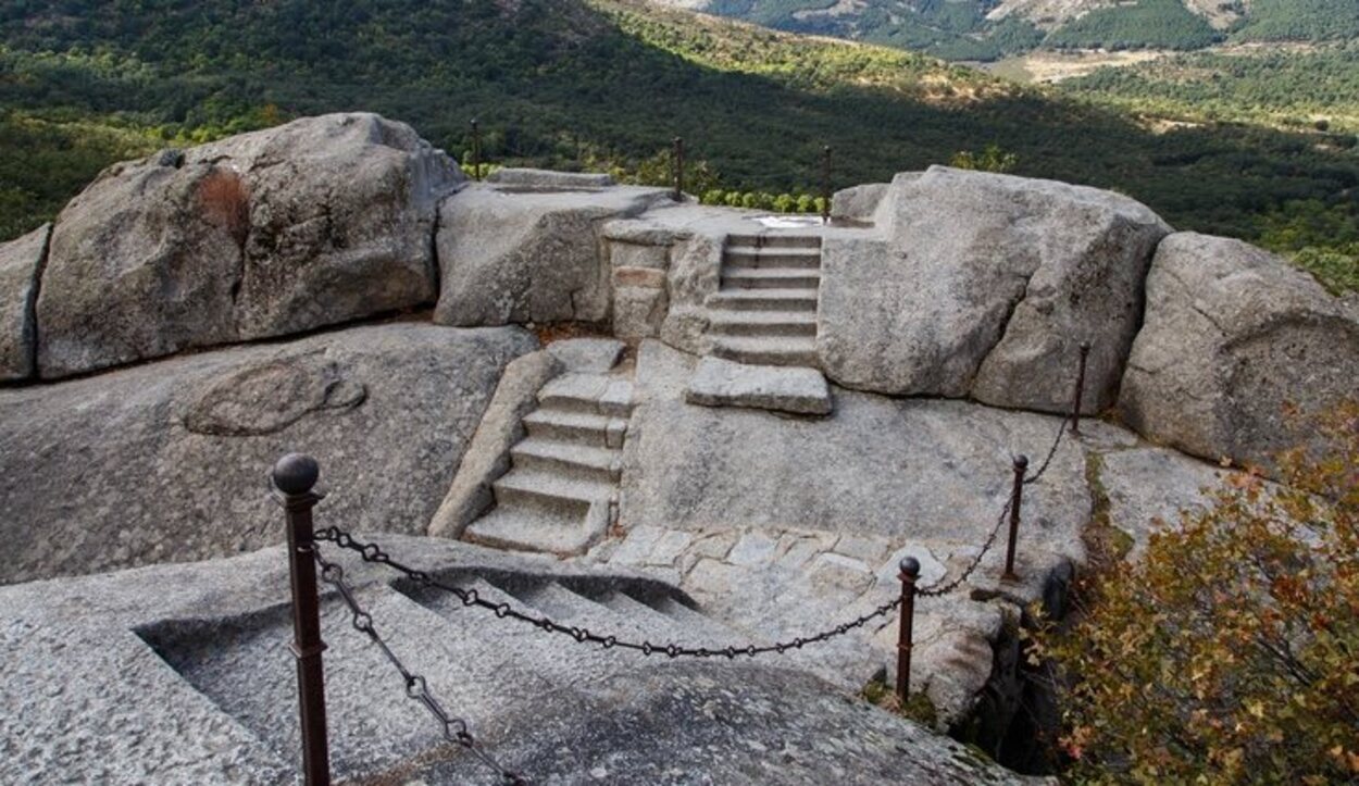 La mágica vista que se tiene no solo de la Sierra de Guadarrama