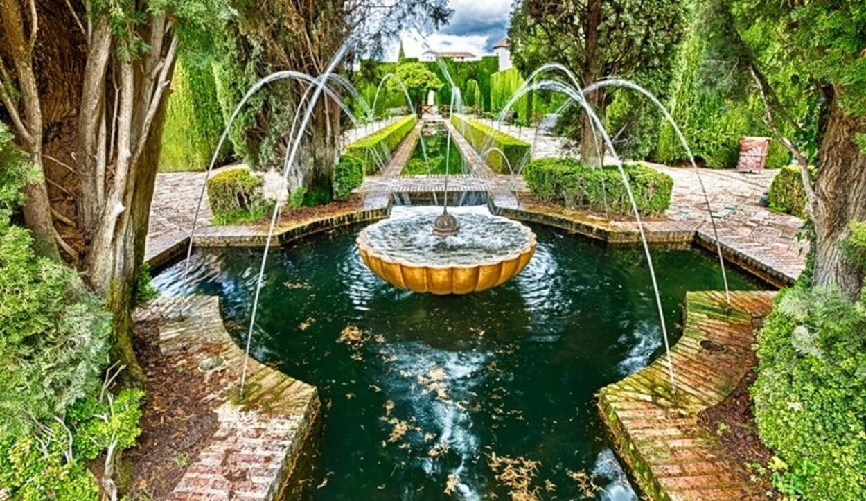 Los jardínes de La Alhambra